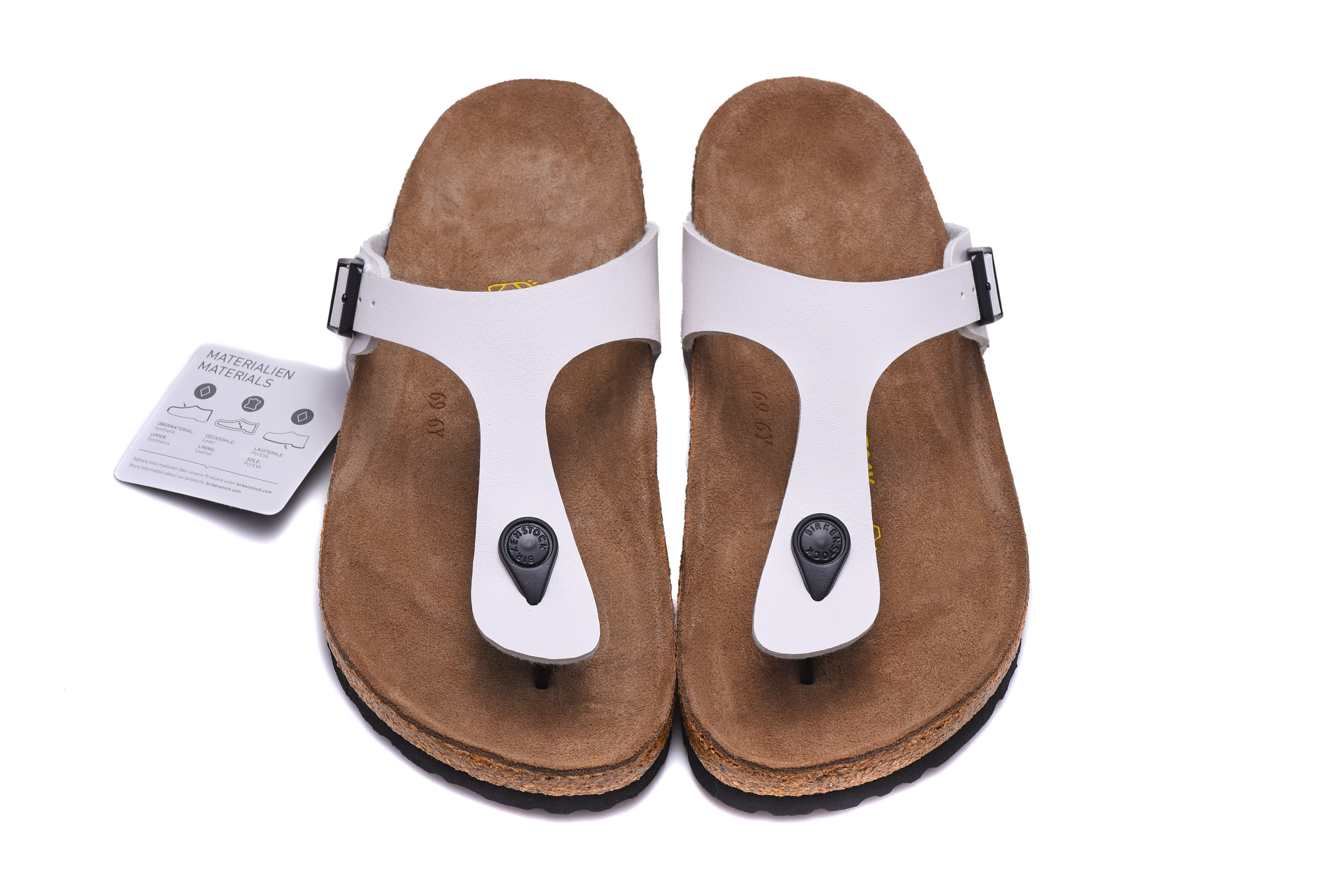 BIRKENSTOCK Cork Thong EVA New Style Size 36-45 Flip Flops Thong Sandals A274